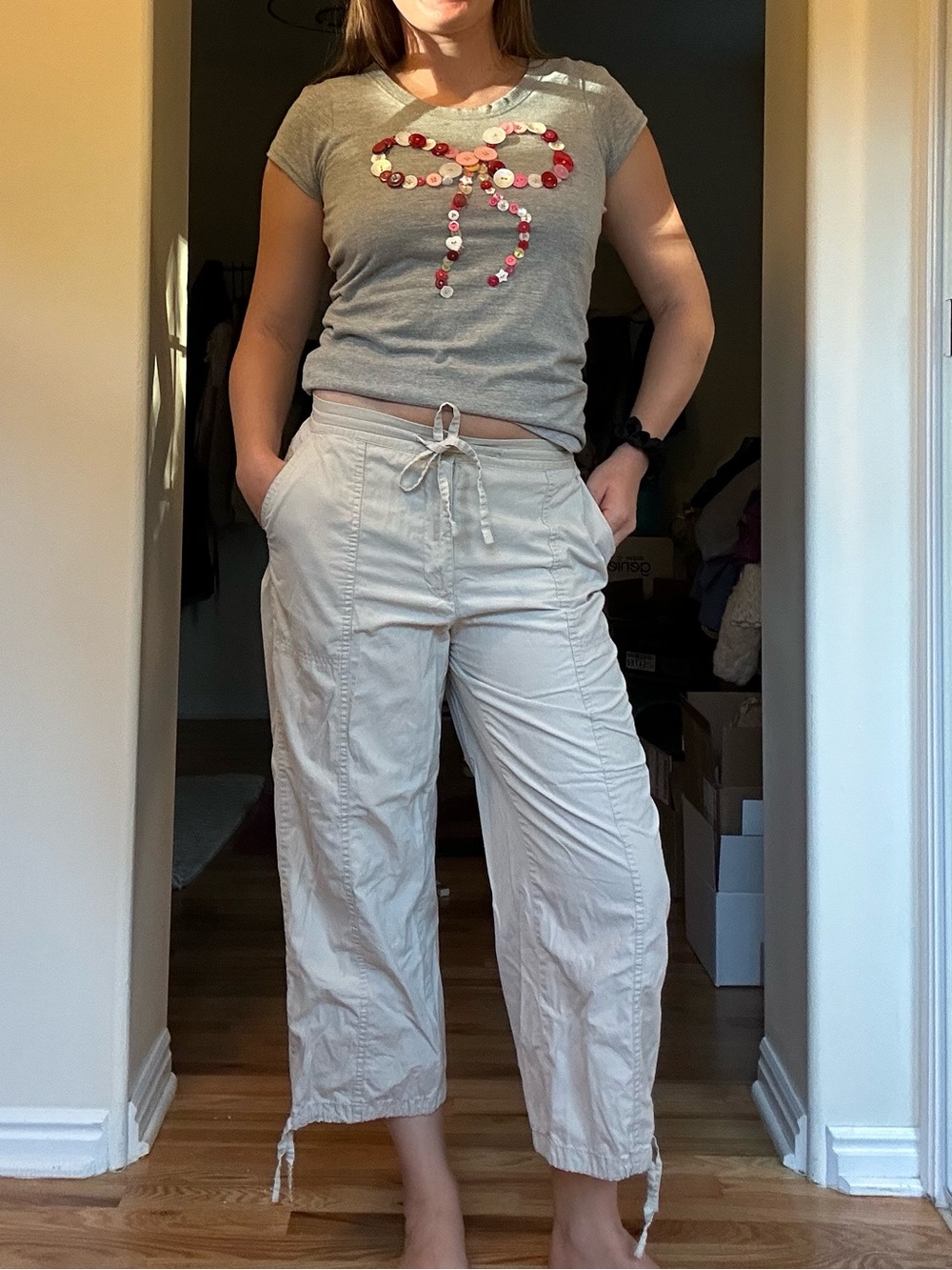 St. John's Bat Cotton capris